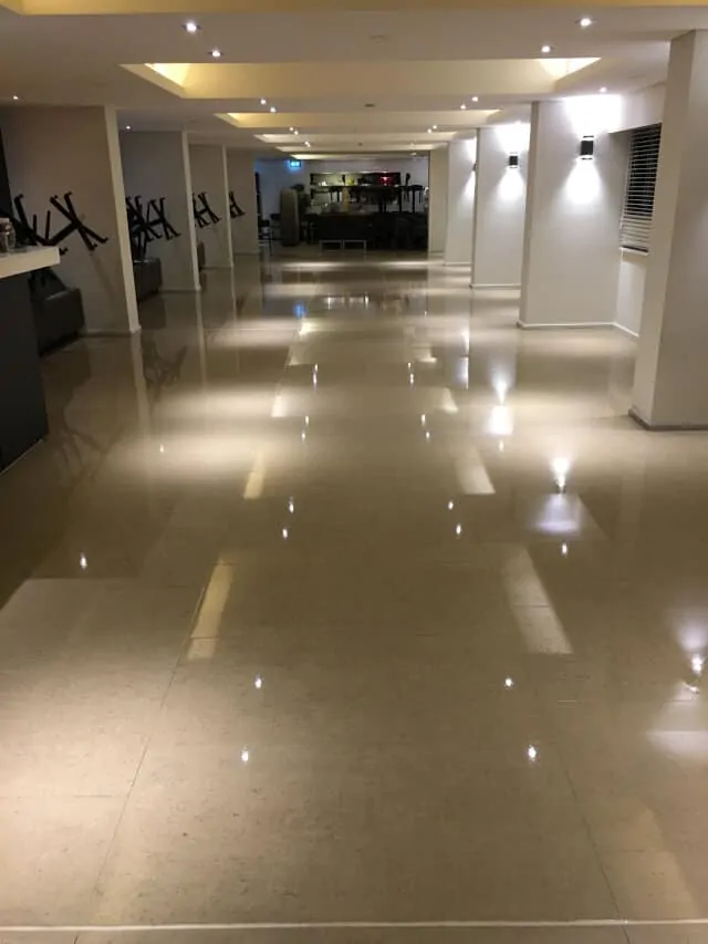 after clean polish shopping centre business office porcelain