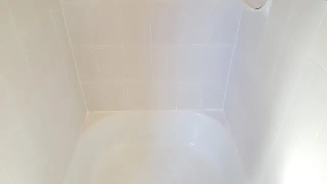bathtub shower regrout porcelain after